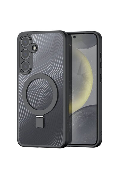 Dux Ducis Husa pentru Samsung Galaxy S24 - Aimo MagSafe Magnetic Stand - Black