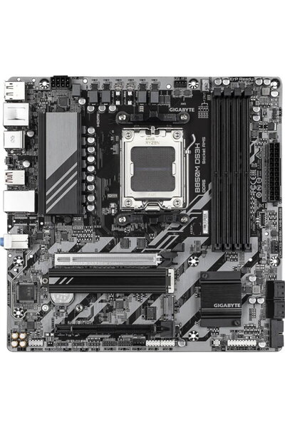 Gigabyte GIGABYTE B850M DS3H motherboard, AMD B850, AM5, DDR5, mATX