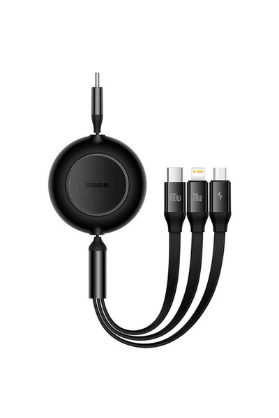 Baseus Oglindă Luminoasă 4, Cablu Micro USB 3 în 1