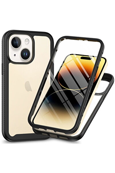 Techsuit Husă iPhone 15 Plus + Folie - Techsuit Defense360 Pro - Negru