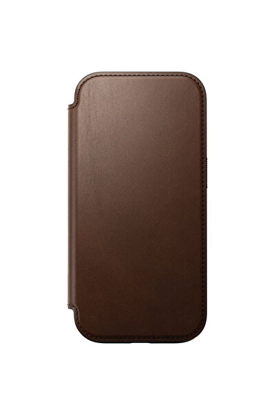 Nomad Husa din piele naturala Leather Folio MagSafe compatibila cu iPhone 16 ...