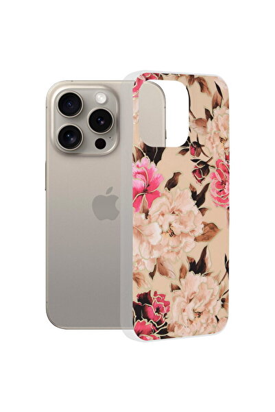 Techsuit Husă pentru iPhone 15 Pro Max - Techsuit Marble Series - Mary Berry ...