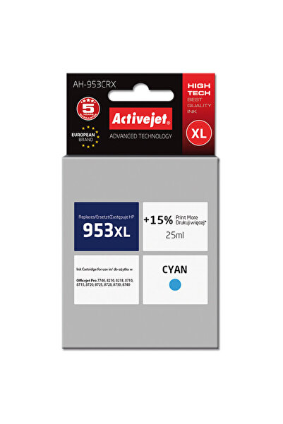 ActiveJet Compatible Printer Cartridge AH-953CRX for HP printer; HP 953XL F6U...