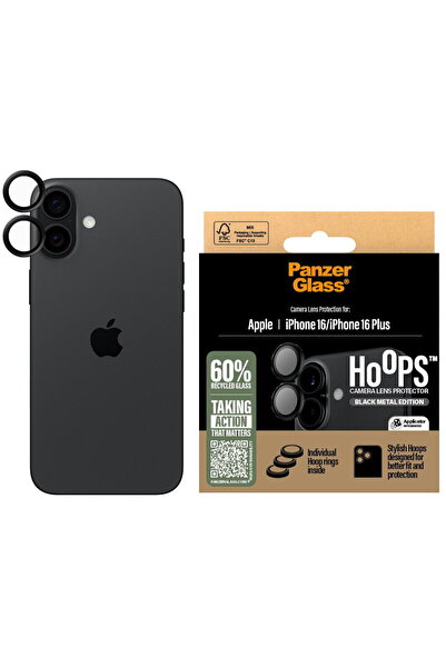 Panzer Glass Folie de protecție cameră pentru iPhone 16 / iPhone 16 Plus - Pa...