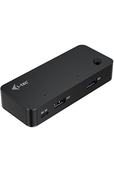Other Switch KVM i-Tec CAKVMHUB2A2C, 6 porturi, USB-C, 1 m, negru