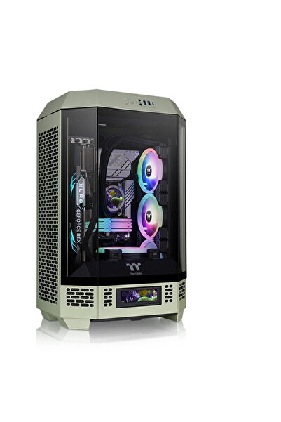 THERMALTAKE Carcasa PC, Thermaltake, Mid Tower ATX, Sticlă securizată, USB-C ...