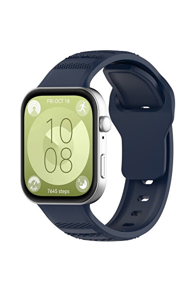 Techsuit Curea pentru Huawei Watch Fit 3 - Curea de ceas (W050) - Albastru