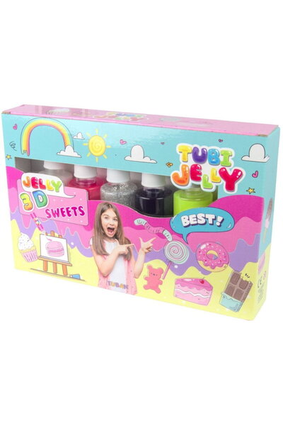 Tuban Set de jeleuri Tubi cu 6 culori - Dulciuri