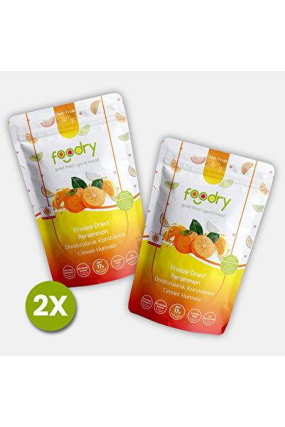 Foodry Freeze-Dry Cennet Hurması (Freeze Dried Persimmon) | Dondurularak Kuru...