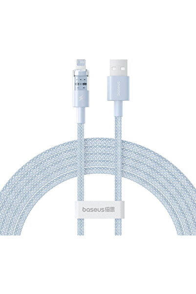 Baseus Cablu de încărcare rapidă Gem USB la IP 2.4A 2 m Albastru