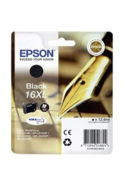 EPSON Cartuș Imprimantă NEGRU NR.16XL C13T16314010 12,9ML ORIGINAL WF-2010W