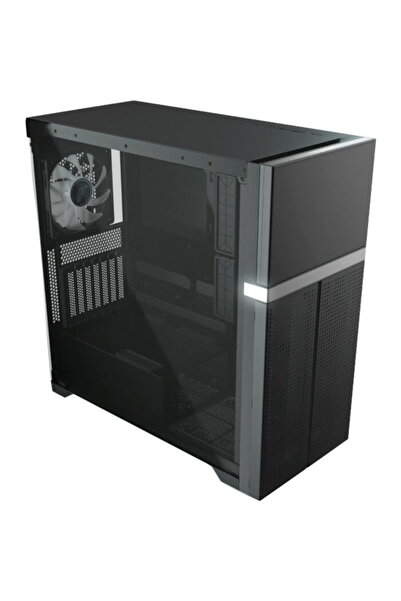 valkyrie Carcasa PC VK02 Lite, tip tower (negru, sticlă securizată)