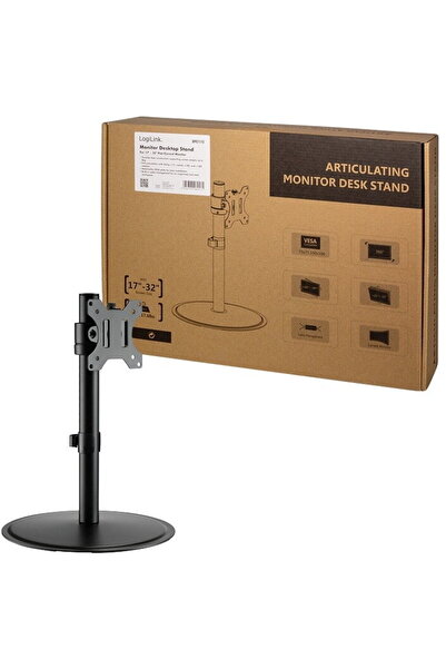 LogiLink Suport monitor, oțel, 17-32 inci, negru