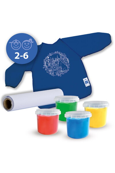 SES Creative Set acuarele/sort pentru pictura cu degetele, SES Creative, , 2-...