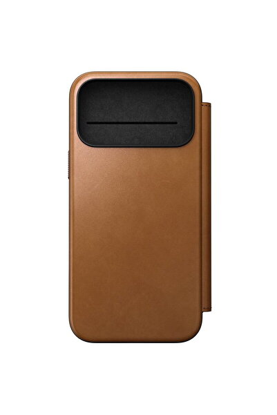 Nomad Husa din piele Modern Leather Folio cu Card Slot compatibila cu iPhone ...