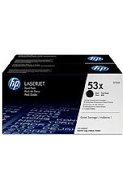 HP Toner HP Q7553XD (Negru - Pachet dublu)