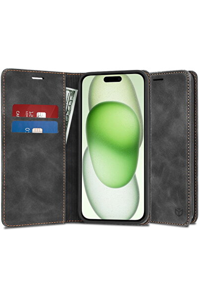 Techsuit Husă pentru iPhone 15 Plus - Techsuit Confy Cover - Neagră