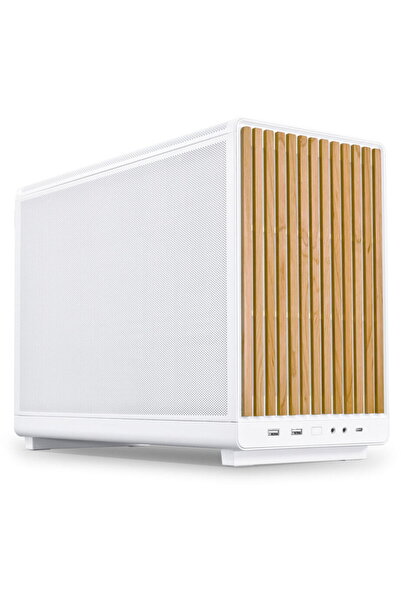 Lian Li Carcasa PC DAN Cases A3-m Ediție Lemn PC - Buche, Alb