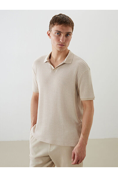 LC Waikiki Nevavm with a Difference Polo Collar Men's T-Shirt