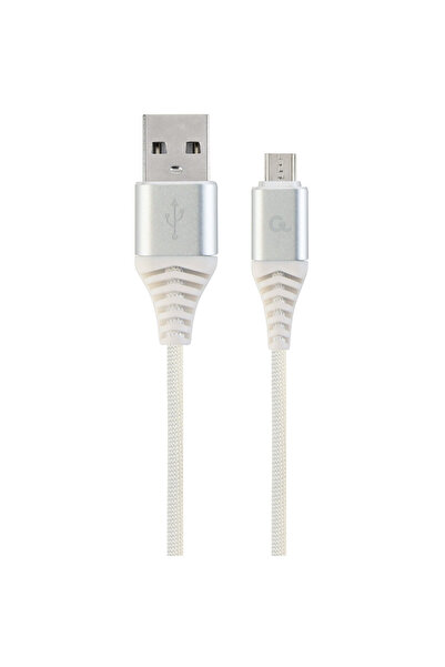 Gembird Cablu Micro-USB împletit din bumbac premium, pentru încărcare și date...