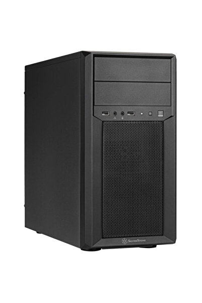 SilverStone Carcasă de calculator Micro Tower SST-FA313-B, neagră