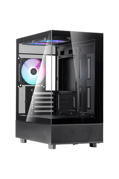 SilverStone Carcasa PC Lucid 04 (negru, sticlă securizată x 2)