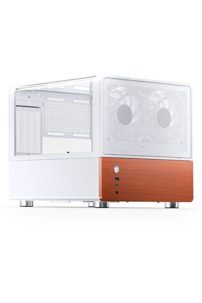 jonsbo Carcasa PC V12 PC-Gehäuse, Mini-Tower, Micro-ATX - weiß