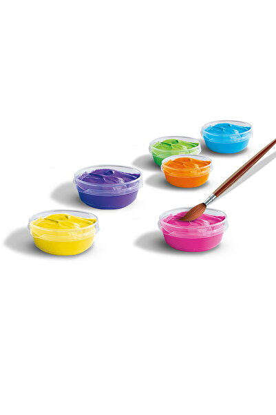 SES Creative Set de pictură cu degetele Trendy SES Creative, 6 culori, +3 ani...