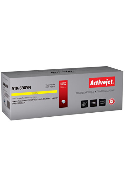 ActiveJet Imprimantă cu toner, ATK-590YN, pentru Kyocera TK-590, galben