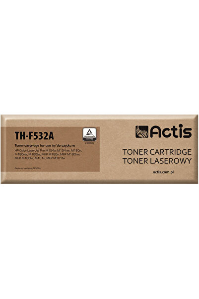 Actis Imprimantă cu toner, compatibilă cu HP și Canon, galbenă