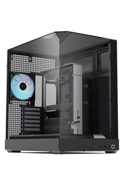 Other Carcasa PC Carcasă PC mid-tower APNX V2 ATX, sticlă panoramică, 4 venti...