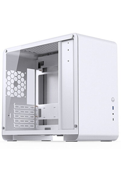 jonsbo Carcasa U4 Mini, Mini Tower, Fara sursa, mATX, mITX Alb