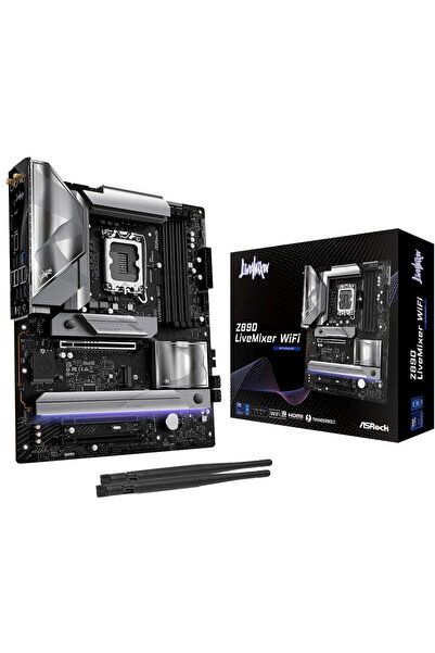 ASROCK Placa de baza ASRock Z890 LIVEMIXER WIFI, DDR5, ATX, LGA 1851, Intel Z890