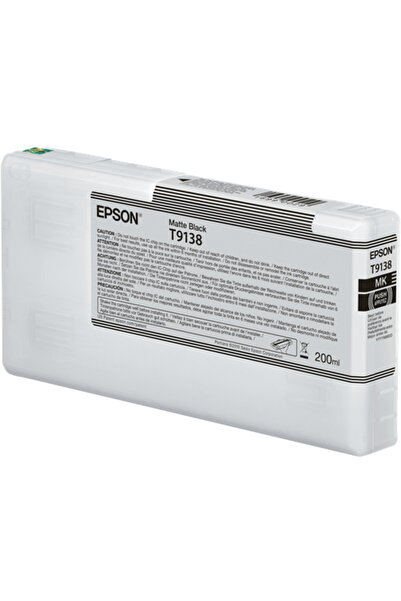 EPSON Printer Cartridge Matte Black T 913 200 ml T 9138N