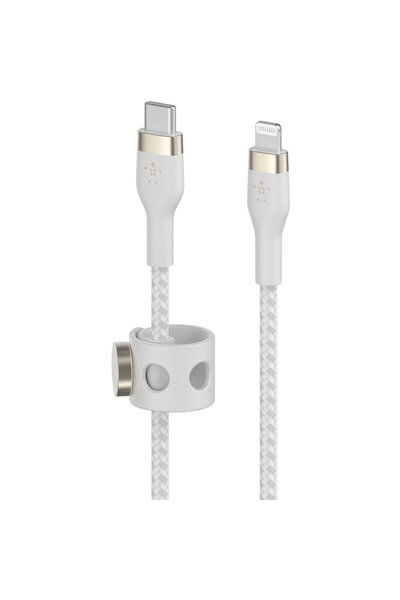 Belkin Cablu Date Flex Lightning/USB-C 15W 1m mfi. cert. alb CAA011bt1MWH