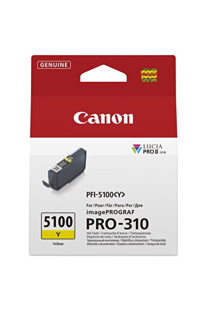 Canon Cartuș de cerneală galben PFI-5100 Y