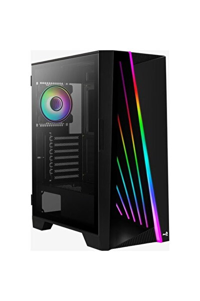 AEROCOOL Carcasa PC Midi Mirage (Negru/Win/RGB) mi.//ITX