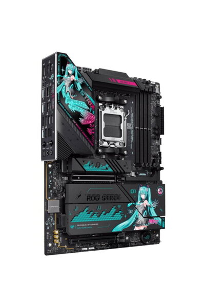 ASUS Placă de bază ROG STRIX X870E-H GAMING WIFI 7 EDIȚIE HATSUNE MIKU AM5 DD...