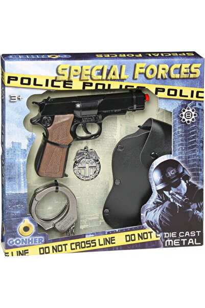 Gonher Set de politie cu pistol Gonher