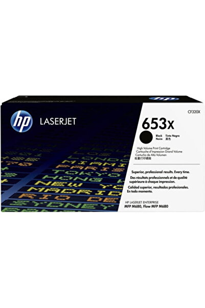 HP Printer toner SBD Black Toner Cartridge NR.653X CF320XC 20K Original LASER...