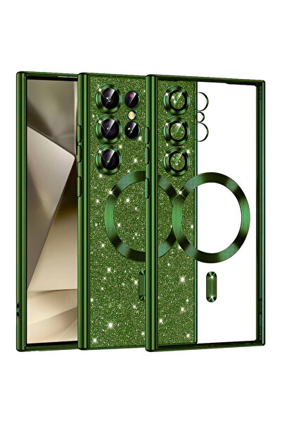 Techsuit Carcasă pentru Samsung Galaxy S24 Ultra - Techsuit Luxury Glitter Ma...