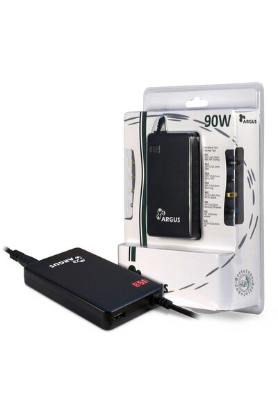 Inter-Tech Alimentator Laptop 90W Argus NB-90SA cu 8 conectori