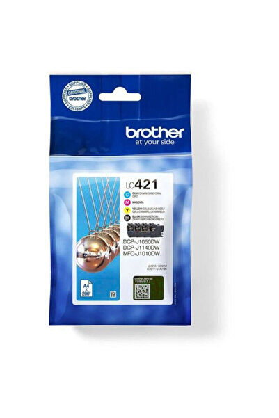 Brother Set 4 cartuse imprimanta, Brother, LC-421VAL, Multicolor