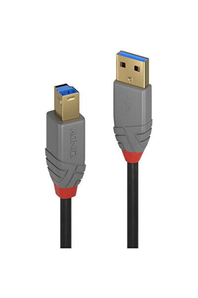 LİNDY Cablu LY-36742, 2m, USB 3.0 Tip A - USB-B
