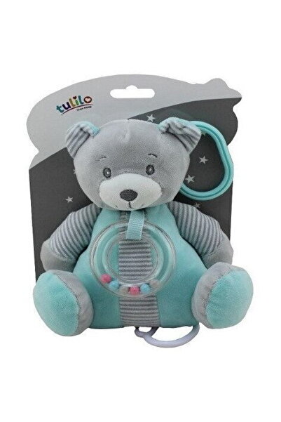 Tulilo Cutie muzicala in forma de urs, Tulilo, Plastic, 18CM, Albastru