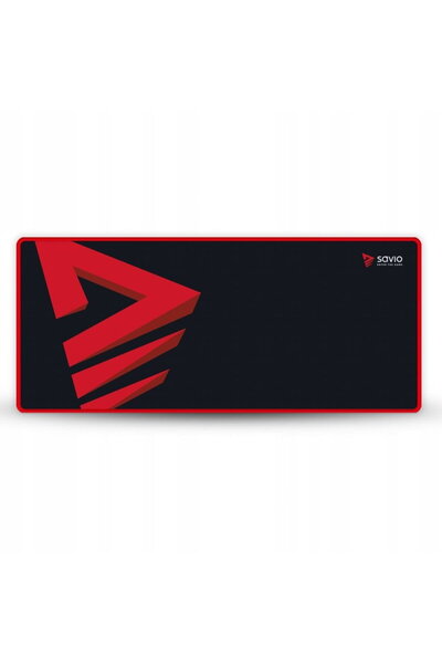 Savio Mousepad Gaming Profesional Savio Turbo Dinamic XXL, Negru/Rosu