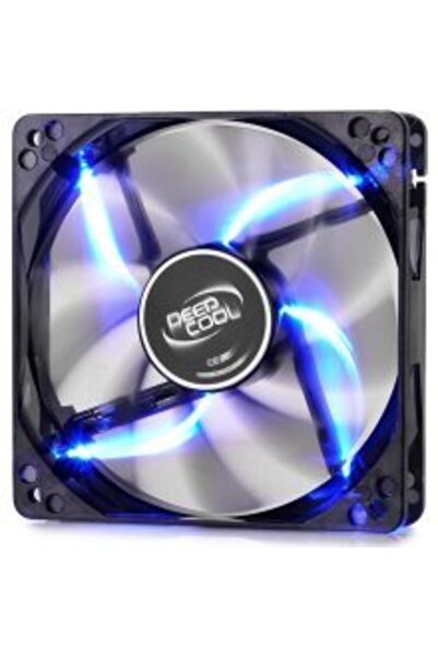 Deep Cool Ventilator Deepcool PC 120x120x25 mm, 4 LED-uri albastre, Rulment h...