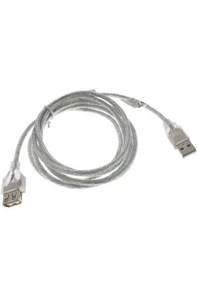 Lanberg Cablu prelungitor USB 2.0 tata la USB 2.0 mama, 41378, cu ferita, lun...