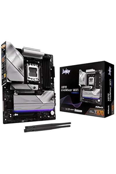 ASROCK Placa de Baza X870 LIVEMIXER WIFI