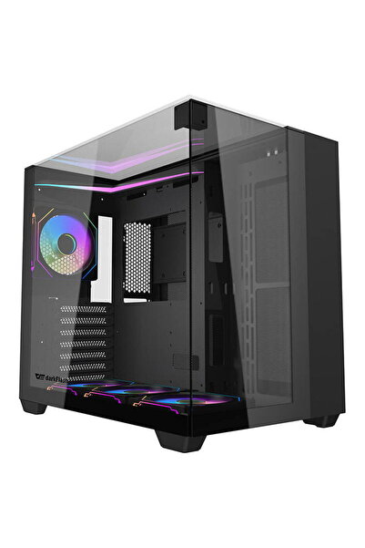 Dark Flash Carcasa PC Darkflash TH285 4 ventilatoare (Negru)